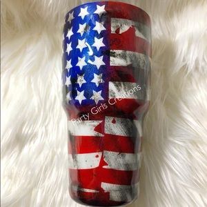 30 oz tumbler American flag